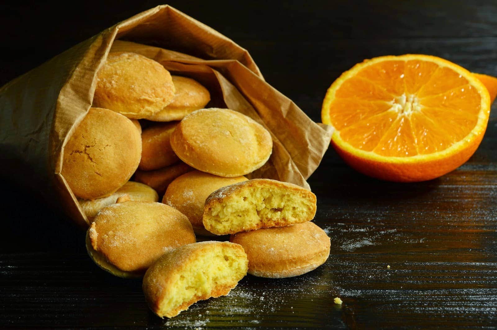 galletas de naranja