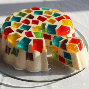 gelatina mosaico casera