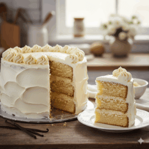pastel de vainilla