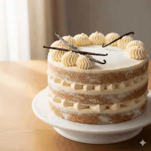 pastel de vainilla