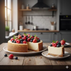 cheesecake de frutos rojos